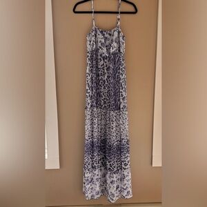 “Motivi” Italian brand Blue and White Maxi Dress -purchase in Italy